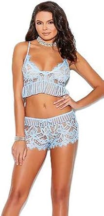 Bursa seks Shop Mavi Transparan Şort Büstiyer Takım
