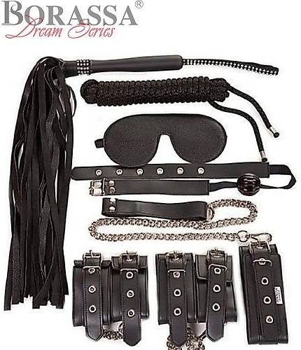 Bursa Erotik Shop Fetişh 7li Set Siyah