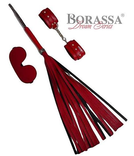 Bursa Sex Shop Kırmızı Fetiş 3 lü Set