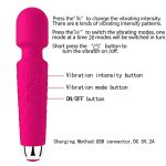 Bursa Erotik Shop bukulebilir baslikli wand vibrator Pembe