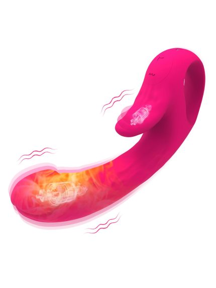 Çift Motorlu Modern Rabbit Vibrator Pembe