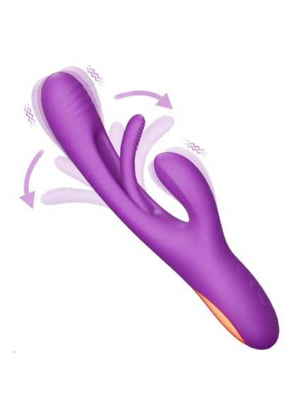 Modern 3 Modlu Rabbit Vibrator Mor