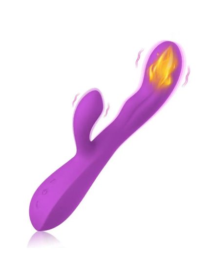 Modern Uyarıcılı Rabbit Vibratör Mor