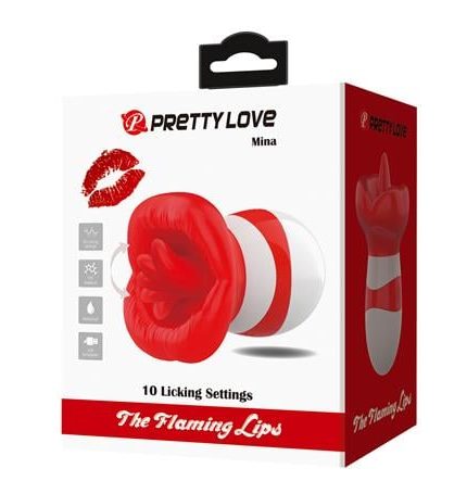 10 Fonksiyonlu USB Şarjlı Klitoris Dil Uyarıcılı Teknolojik Vibratör - Mina