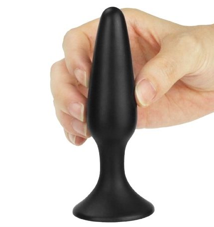 11,5 Cm Vantuzlu Silikon Anal Plug