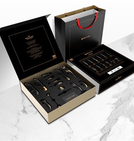 12 Parçalı 18K Altın Kaplamalı Elit Vibratör Seti - Queen's Collection