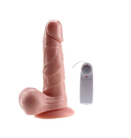 17 Cm Kumandalı Gerçekçi Titreşimli Dildo Vibratör Penis