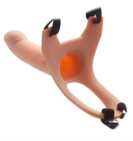 17 Cm Oxford Belden Bağlamalı İçi Boş Protez Penis
