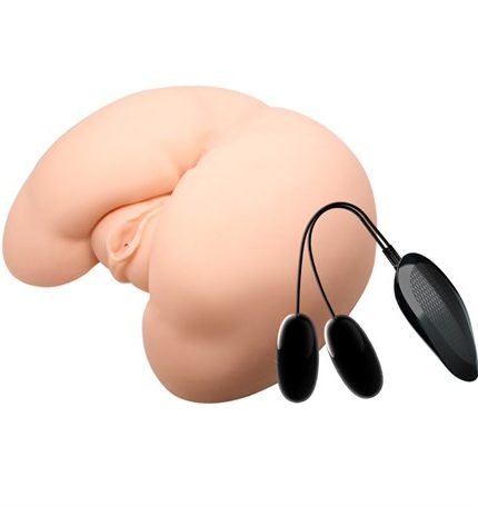 2 İşlevli Titreşimli Suni Vajinal Ve Anal Masturbatör