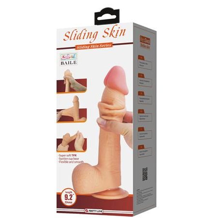 23,4 Cm Çift Katmanlı Gerçekçi Dildo Penis
