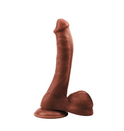 24 Cm Realistik Vantuzlu Melez Dildo Penis