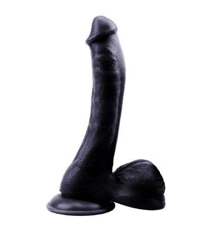 24 Cm Realistik Vantuzlu Zenci Dildo Penis