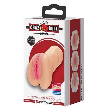 3 Boyutlu Gerçekçi Anal & Vajinal Masturbatör - Carolina