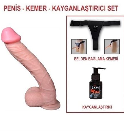 33 Cm Belden Bağlamalı Realistik Dev Penis - Supremacy