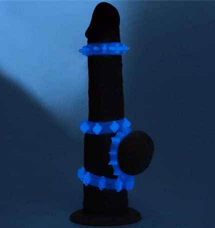 Gece Parlayan Fosforlu 4'Lü Penis Halkası