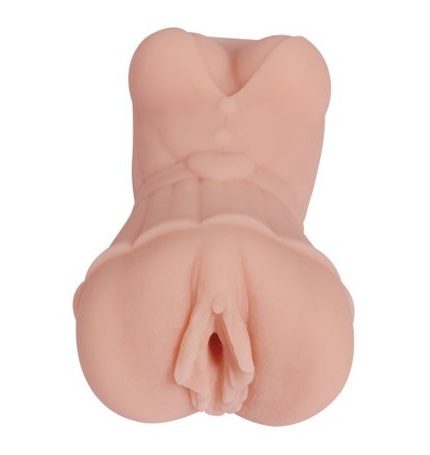 Göğüslü Realistik Suni Vajina Mastürbatör - Belinda