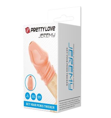 Kalınlaştırıcı Ten Rengi Penis Kılıfı - Jeremy