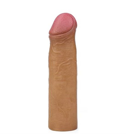 Nature Extender 5,5 Cm Dolgulu Premium Melez Silikon Penis Kılıfı