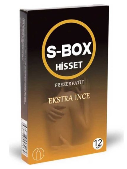 S-Box Ekstra İnce Prezervatif 12&apos;li