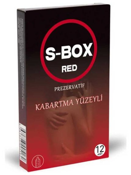 S-Box Kabartma Yüzeyli Prezervatif 12&apos;li