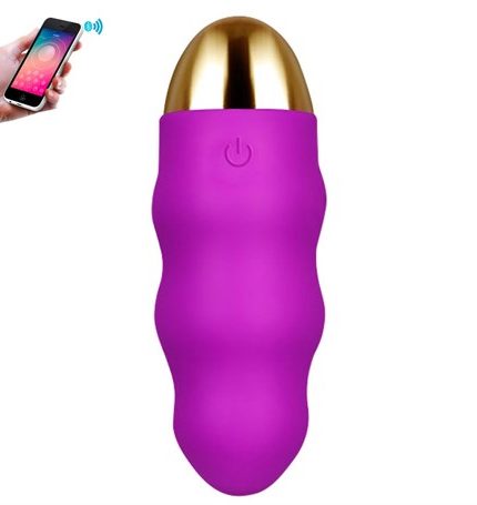 Telefondan Kumandalı Bluetooth Fonksiyonlu Masaj Vibratörü Zevk Yumurtası