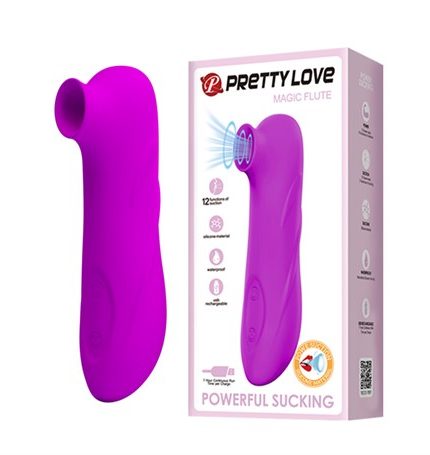USB Şarjlı 12 Emme Fonksiyonlu Teknolojik Vibratör- Magic Flute