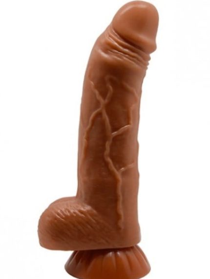 Yeni Nesil Çift Katmanlı 18 Cm Realistik Dildo Penis