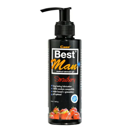 Best Man Çilek Aromalı Kayganlaştırıcı Jel 150 Ml