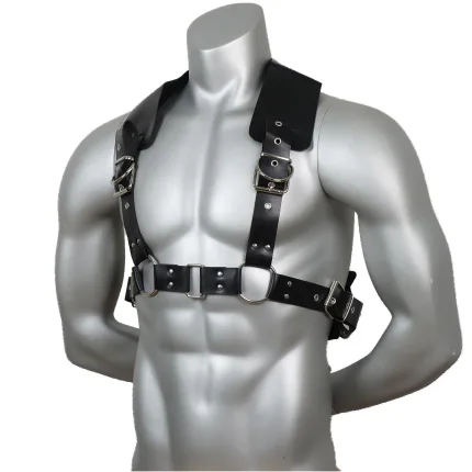 Erkek Deri Göğüs Harness Omuz Ve Göğüs Aksesuarı