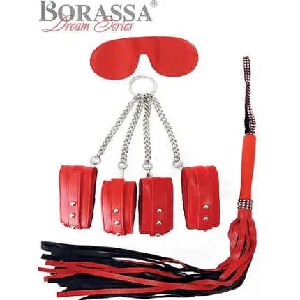 Fetiş Kırmızı Set