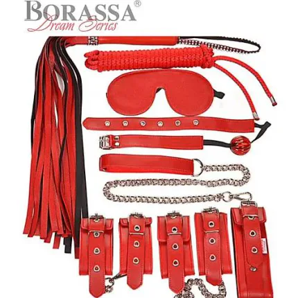 Fetiş 7Li Set Kırmızı