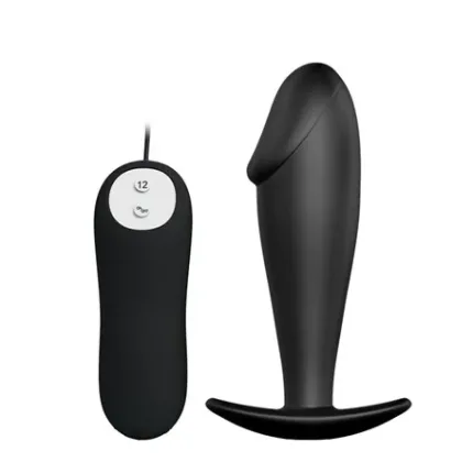 12 Fonksiyon Kumandalı 10 Cm Titreşimli Anal Plug