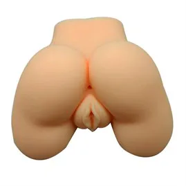 2 İşlevli 3D Realistik Kalça Suni Vajina Anüs - Small Red Plum