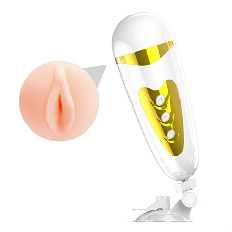 12 Fonksiyonlu Usb Şarjlı Sesli Titreşimli Realistik Suni Vajina Erkek Mastürbatör