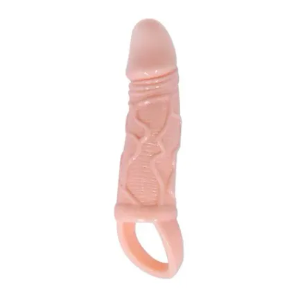 3 Cm Dolgulu Penis Kılıfı Uzatmalı Prezervatif Dildo