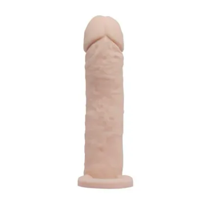 4 Cm Dolgulu Realistik Uzatmalı Penis Kılıfı Dildo Ten Rengi Penis