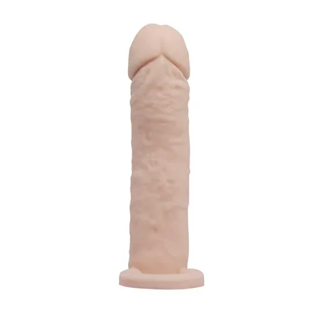 4 Cm Dolgulu Realistik Uzatmalı Penis Kılıfı Dildo Ten Rengi Penis