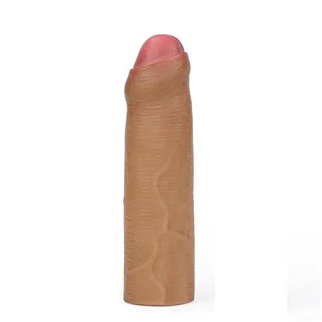 Nature Extender 4.5 Cm Dolgulu Premium Silikon Sünnetsiz Melez Penis Kılıfı