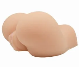 2 İşlevli Titreşimli 3D Büyük Boy Realistik Kalça Suni Vajina Anüs - Emily