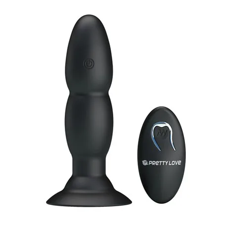 Usb Şarjlı 4 Titreşim Ve 4 Yuvarlanma Modlu Uzaktan Kumandalı Vibratör Ve Anal Plug