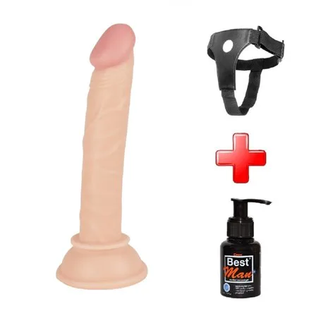 13 Cm Belden Bağlamalı Vantuzlu Realistik Penis Anal Vajinal Dildo