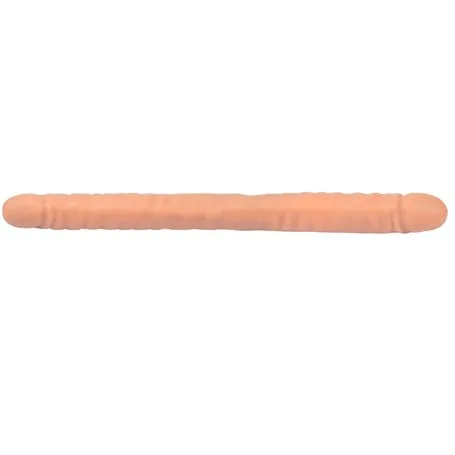 46 Cm Çift Taraflı Realistik Dildo Anal Vajinal Penis