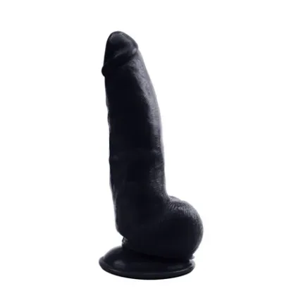21,5 Cm Realistik Vantuzlu Zenci Dildo Penis