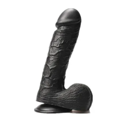 24 Cm Dev Boy Realistik Vantuzlu Zenci Dildo Penis
