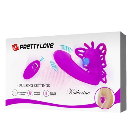 Usb Şarjlı Uzaktan Kumandalı 12 Titreşim 4 Darbe Fonksiyonlu Teknolojik G-Spot Vajinal Vibratör - Katherina