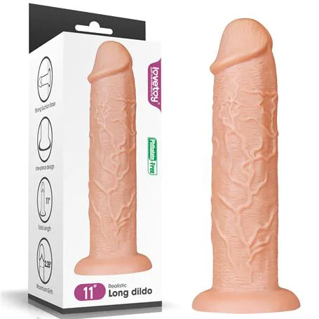 28 Cm Gerçekçi Testissiz Kalın Dildo Penis