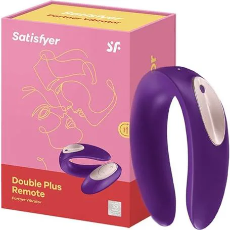 Satisfyer Double Plus Usb Şarjlı 10 Titreşimli Uzaktan Kumandalı Vibratör