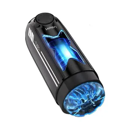Usb Şarjlı Isıtmalı İleri Geri Hareketli Titreşimli Emme Vakum Ayarlı Sesli Masturbatör - Leten X Pro