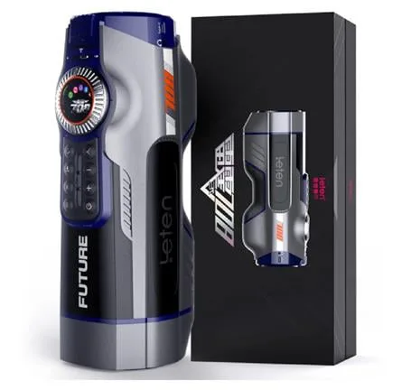 Usb Şarjlı Sesli Isıtmalı İleri Geri Hareketli Titreşimli Emme Vakum Ayarlı Masturbatör - Leten Future 708