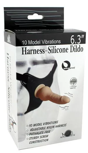 Harnes Silikon Dildo Pembe Renk